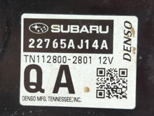 2016 Subaru Legacy PCM Engine Control Computer ECU ECM PCU OEM P/N:22765AJ14A Fits OEM Used Auto Parts