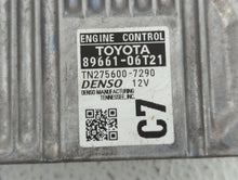 2015 Toyota Camry PCM Engine Control Computer ECU ECM PCU OEM P/N:89661-06T20 89661-06T21 Fits OEM Used Auto Parts