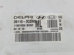 2012-2017 Hyundai Azera PCM Engine Control Computer ECU ECM PCU OEM P/N:39110-3CGN5 39172-3C010 Fits OEM Used Auto Parts