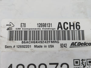 2017-2019 Chevrolet Sonic PCM Engine Control Computer ECU ECM PCU OEM P/N:12668986 12677671 Fits Fits 2017 2018 2019 2020 2021 OEM Used Auto Parts