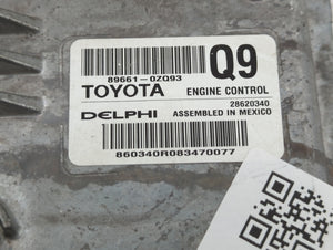 2017-2019 Toyota Corolla PCM Engine Control Computer ECU ECM PCU OEM P/N:89661-0ZQ93 Fits Fits 2017 2018 2019 OEM Used Auto Parts