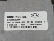 2019-2020 Kia Optima PCM Engine Control Computer ECU ECM PCU OEM P/N:39199-2G028 39171-2GJK5, 39170-2GJK5 Fits Fits 2019 2020 OEM Used Auto Parts