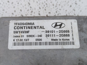 2011-2014 Hyundai Sonata PCM Engine Control Computer ECU ECM PCU OEM P/N:39111-2G668 39101-2G668 Fits Fits 2011 2012 2013 2014 OEM Used Auto Parts