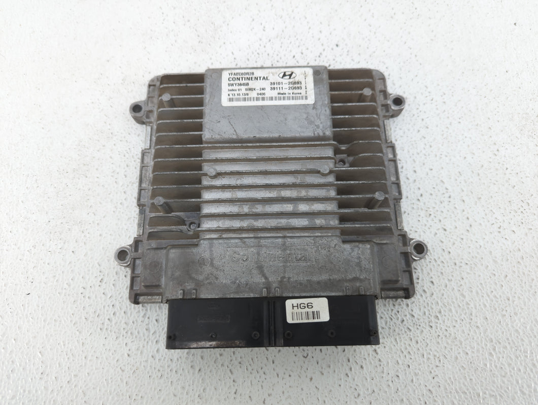 2011-2014 Hyundai Sonata PCM Engine Control Computer ECU ECM PCU OEM P/N:39111-2G693 39101-2G693 Fits Fits 2011 2012 2013 2014 OEM Used Auto Parts