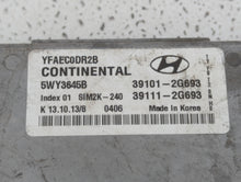 2011-2014 Hyundai Sonata PCM Engine Control Computer ECU ECM PCU OEM P/N:39111-2G693 39101-2G693 Fits Fits 2011 2012 2013 2014 OEM Used Auto Parts