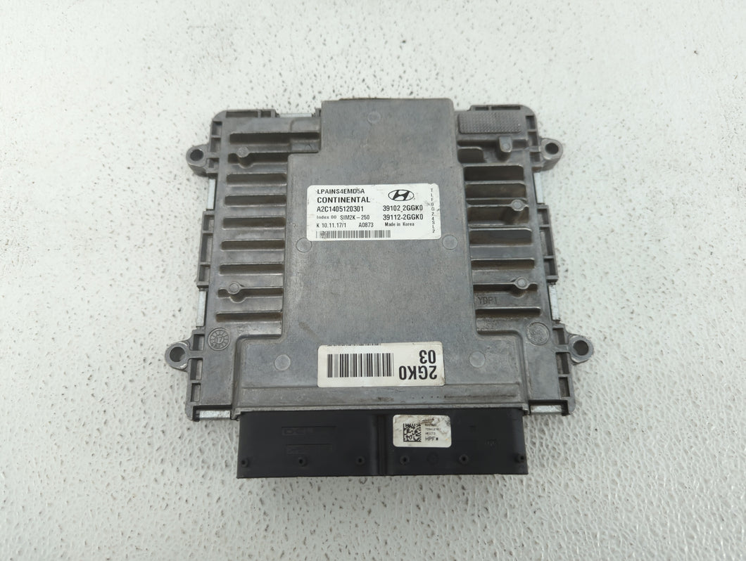 2018-2019 Hyundai Sonata PCM Engine Control Computer ECU ECM PCU OEM P/N:39112-2GGK5 39102-2GGK5, 39102-2GGK2 Fits Fits 2018 2019 OEM Used Auto Parts