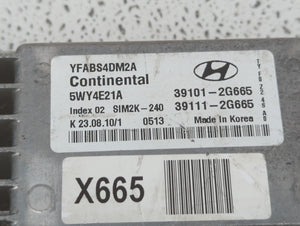 2011 Hyundai Sonata PCM Engine Control Computer ECU ECM PCU OEM P/N:39101-2G665 39111-2G665 Fits OEM Used Auto Parts