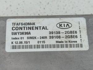 2014-2015 Kia Optima PCM Engine Control Computer ECU ECM PCU OEM P/N:39108-2GBE6 39138-2GBE6, 39108-2GBH7 Fits Fits 2014 2015 OEM Used Auto Parts