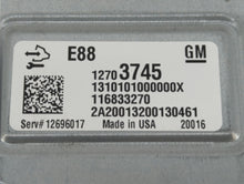 2020-2021 Chevrolet Malibu PCM Engine Control Computer ECU ECM PCU OEM P/N:12696017 12703745, 12710140 Fits Fits 2020 2021 2022 OEM Used Auto Parts