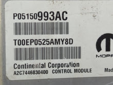 2015 Chrysler 200 PCM Engine Control Computer ECU ECM PCU OEM P/N:P05150993AC P68258531AA, P68102888AG, P68102888AC Fits OEM Used Auto Parts