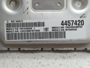 2015 Chrysler 200 PCM Engine Control Computer ECU ECM PCU OEM P/N:P05150993AC P68258531AA, P68102888AG, P68102888AC Fits OEM Used Auto Parts