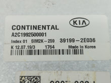 2019-2021 Kia Forte PCM Engine Control Computer ECU ECM PCU OEM P/N:39199-2E036 Fits Fits 2019 2020 2021 OEM Used Auto Parts