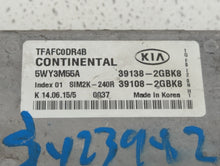 2015 Kia Optima PCM Engine Control Computer ECU ECM PCU OEM P/N:39138-2GBK8 39108-2GBK8 Fits OEM Used Auto Parts