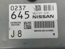 2018-2019 Nissan Sentra PCM Engine Control Computer ECU ECM PCU OEM P/N:NEC028-689 NEC982-012, NEC026-697 Fits Fits 2018 2019 OEM Used Auto Parts