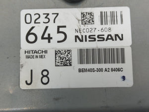 2018-2019 Nissan Sentra PCM Engine Control Computer ECU ECM PCU OEM P/N:NEC028-689 NEC982-012, NEC026-697 Fits Fits 2018 2019 OEM Used Auto Parts