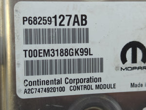 2016-2020 Dodge Journey PCM Engine Control Computer ECU ECM PCU OEM P/N:P68259127AB P68259127AA Fits Fits 2016 2017 2018 2019 2020 OEM Used Auto Parts