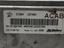 2017 Chevrolet Traverse PCM Engine Control Computer ECU ECM PCU OEM P/N:12667002 12670801, 12666070 Fits Fits 2018 2019 2020 OEM Used Auto Parts