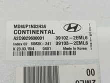 2014-2016 Hyundai Elantra PCM Engine Control Computer ECU ECM PCU OEM P/N:39103-2EML6 39102-2EML6 Fits Fits 2014 2015 2016 OEM Used Auto Parts