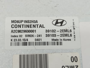 2014-2016 Hyundai Elantra PCM Engine Control Computer ECU ECM PCU OEM P/N:39103-2EML6 39102-2EML6 Fits Fits 2014 2015 2016 OEM Used Auto Parts