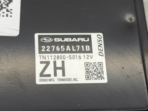 2017-2018 Subaru Impreza PCM Engine Control Computer ECU ECM PCU OEM P/N:22765AL71B Fits Fits 2017 2018 OEM Used Auto Parts