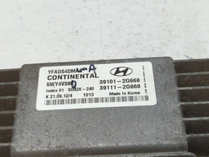 2011-2014 Hyundai Sonata PCM Engine Control Computer ECU ECM PCU OEM P/N:39111-2G668 39101-2G668 Fits Fits 2011 2012 2013 2014 OEM Used Auto Parts