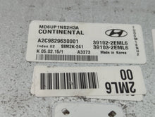 2014-2016 Hyundai Elantra PCM Engine Control Computer ECU ECM PCU OEM P/N:39133-2EGE0 39103-2EML6 Fits Fits 2014 2015 2016 OEM Used Auto Parts