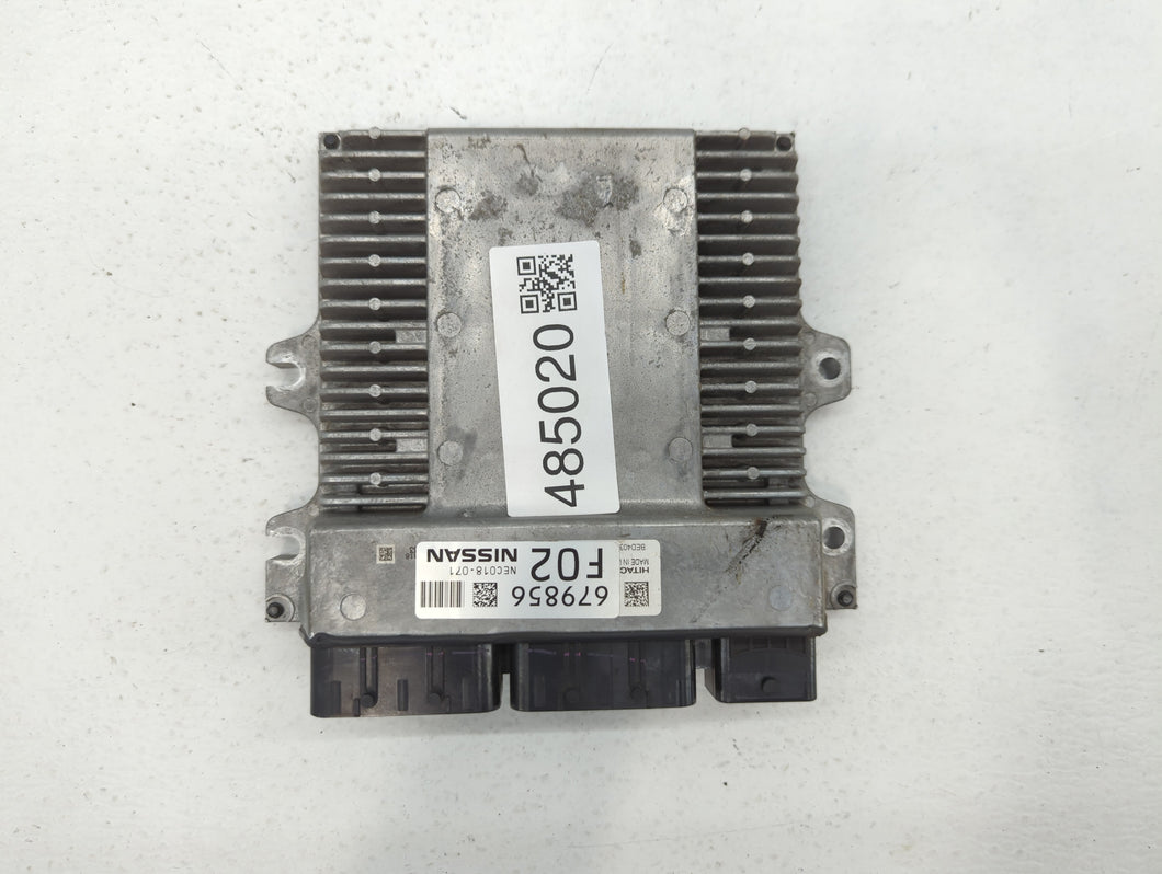 2017 Nissan Pathfinder PCM Engine Control Computer ECU ECM PCU OEM P/N:NEC018-071 Fits OEM Used Auto Parts