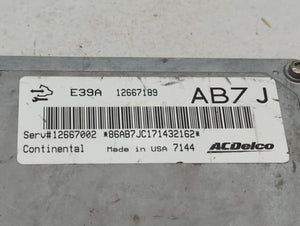 2017 Chevrolet Traverse PCM Engine Control Computer ECU ECM PCU OEM P/N:12667002 12670801, 12666070 Fits Fits 2018 2019 2020 OEM Used Auto Parts