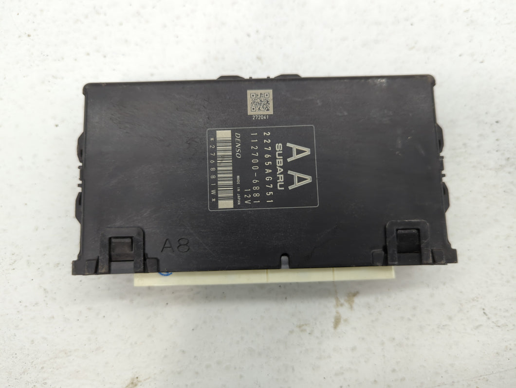 2015-2016 Subaru Forester PCM Engine Control Computer ECU ECM PCU OEM P/N:22765AG751 Fits Fits 2015 2016 OEM Used Auto Parts