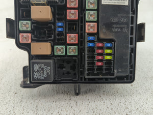 2014 Kia Soul Fusebox Fuse Box Panel Relay Module P/N:91950-B2090 91950-B2050 Fits OEM Used Auto Parts