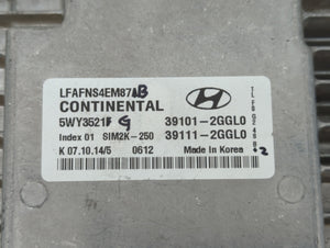 2015-2017 Hyundai Sonata PCM Engine Control Computer ECU ECM PCU OEM P/N:39111-2GGK0 39101-2GGK0 Fits Fits 2015 2016 2017 OEM Used Auto Parts