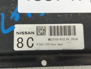 2007 Nissan Altima PCM Engine Control Computer ECU ECM PCU OEM P/N:MEC110-011 A1 Fits OEM Used Auto Parts