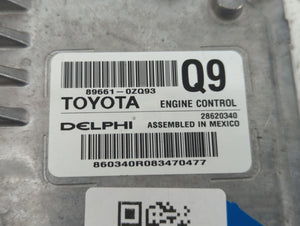 2017-2019 Toyota Corolla PCM Engine Control Computer ECU ECM PCU OEM P/N:89661-0ZQ93 Fits Fits 2017 2018 2019 OEM Used Auto Parts