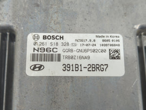 2015-2017 Hyundai Accent PCM Engine Control Computer ECU ECM PCU OEM P/N:391B1-2BRG7 39110-2BRB5 Fits Fits 2015 2016 2017 OEM Used Auto Parts