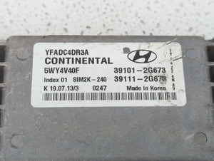 2011-2014 Hyundai Sonata PCM Engine Control Computer ECU ECM PCU OEM P/N:39111-2G673 39101-2G673 Fits Fits 2011 2012 2013 2014 OEM Used Auto Parts