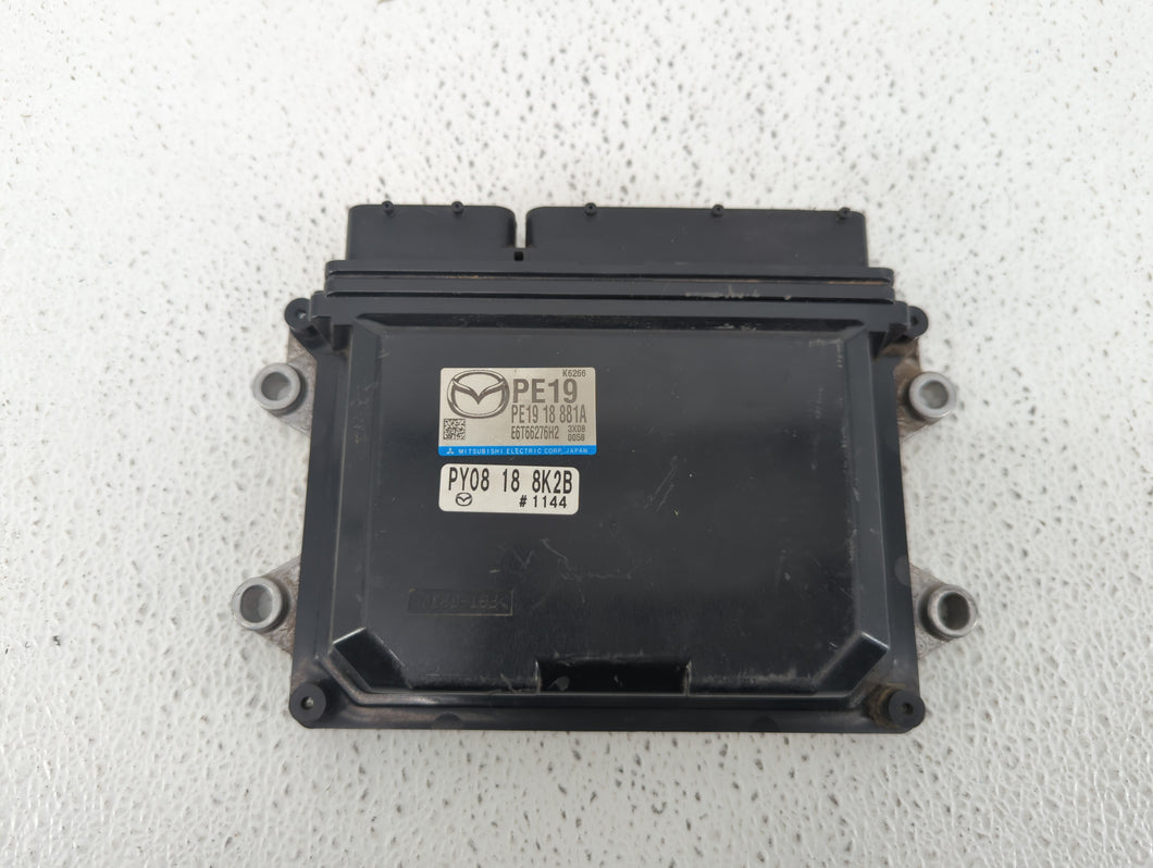 2014-2016 Mazda 3 PCM Engine Control Computer ECU ECM PCU OEM P/N:PEDM 18 881 PE19 18 881A, PEDH 18 881 Fits Fits 2014 2015 2016 OEM Used Auto Parts