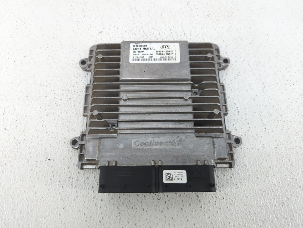 2014-2015 Kia Optima PCM Engine Control Computer ECU ECM PCU OEM P/N:39108-2GBJ6 39138-2GBJ6, 39108-2GBH5 Fits Fits 2014 2015 OEM Used Auto Parts