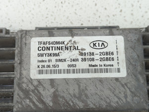 2014-2015 Kia Optima PCM Engine Control Computer ECU ECM PCU OEM P/N:39108-2GBJ6 39138-2GBJ6, 39108-2GBH5 Fits Fits 2014 2015 OEM Used Auto Parts