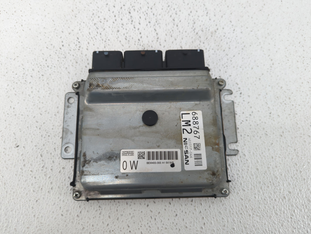 2015 Nissan Altima PCM Engine Control Computer ECU ECM PCU OEM P/N:NEC017-046 NEC013-028, NEC011-673 Fits Fits 2013 2014 OEM Used Auto Parts