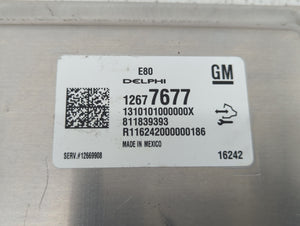 2017-2019 Chevrolet Cruze PCM Engine Control Computer ECU ECM PCU OEM P/N:12669908 12677677 Fits OEM Used Auto Parts