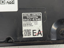 2016 Toyota Prius PCM Engine Control Computer ECU ECM PCU OEM P/N:89661-47640 39111-2G677, 39101-2G677 Fits OEM Used Auto Parts