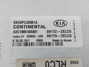 2020-2021 Kia Soul PCM Engine Control Computer ECU ECM PCU OEM P/N:39173-2ELC0 39172-2ELC0, 39171-2ELC0 Fits Fits 2020 2021 OEM Used Auto Parts