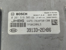 2018 Kia Soul PCM Engine Control Computer ECU ECM PCU OEM P/N:39133-2EHB6 39133-2EHB8 Fits OEM Used Auto Parts