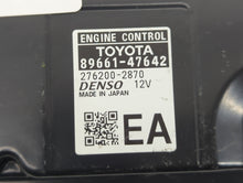 2017-2018 Toyota Prius PCM Engine Control Computer ECU ECM PCU OEM P/N:89661-47643 89661-47642 Fits Fits 2017 2018 OEM Used Auto Parts