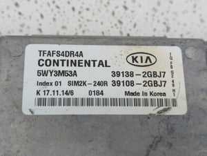 2015 Kia Optima PCM Engine Control Computer ECU ECM PCU OEM P/N:39108-2GBJ7 39138-2GBJ7 Fits OEM Used Auto Parts