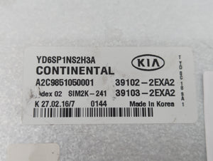 2016 Kia Forte PCM Engine Control Computer ECU ECM PCU OEM P/N:39103-2EXA2 39102-2EXA2, 39103-2EXB2, 39102-2EXB2 Fits OEM Used Auto Parts