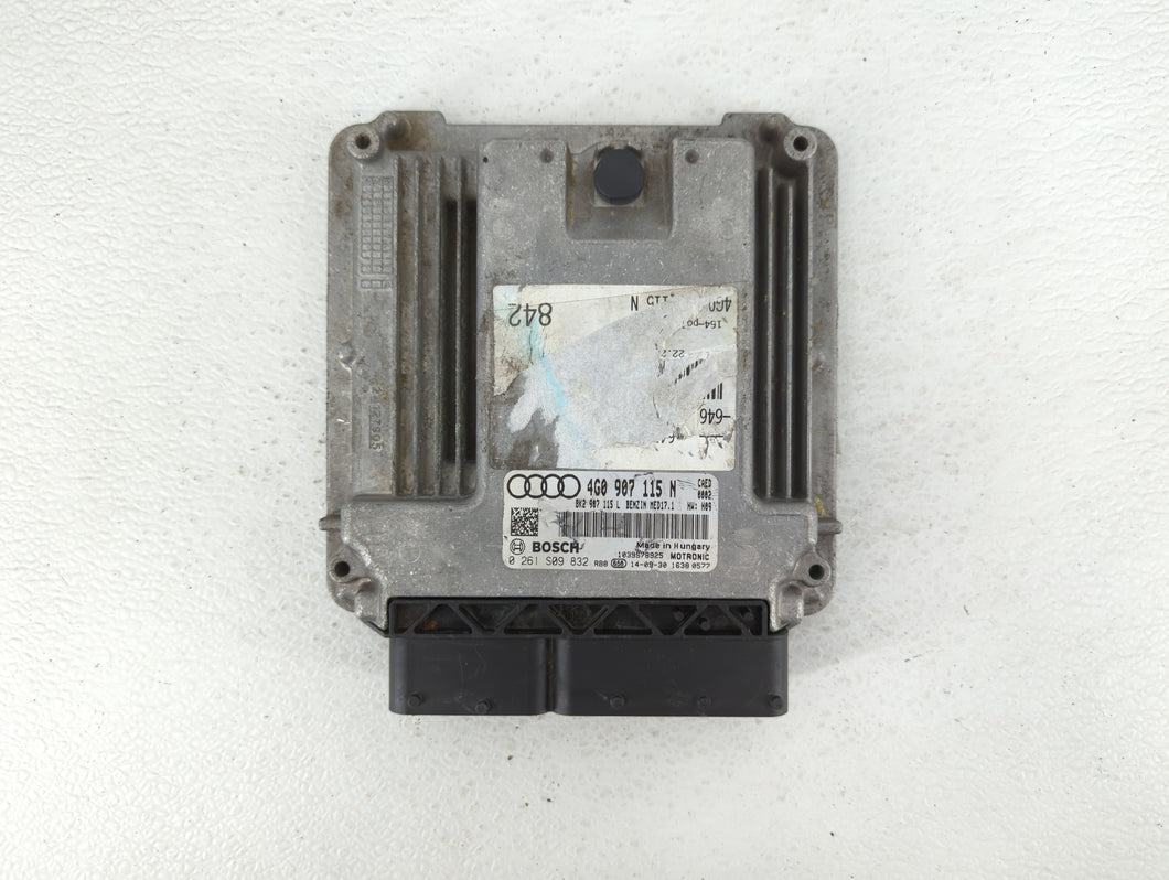 2012 Audi A6 PCM Engine Control Computer ECU ECM PCU OEM P/N:4G0 907 115 N 4G0907115B, 4G0 907 115 B Fits OEM Used Auto Parts