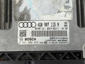 2012 Audi A6 PCM Engine Control Computer ECU ECM PCU OEM P/N:4G0 907 115 N 4G0907115B, 4G0 907 115 B Fits OEM Used Auto Parts