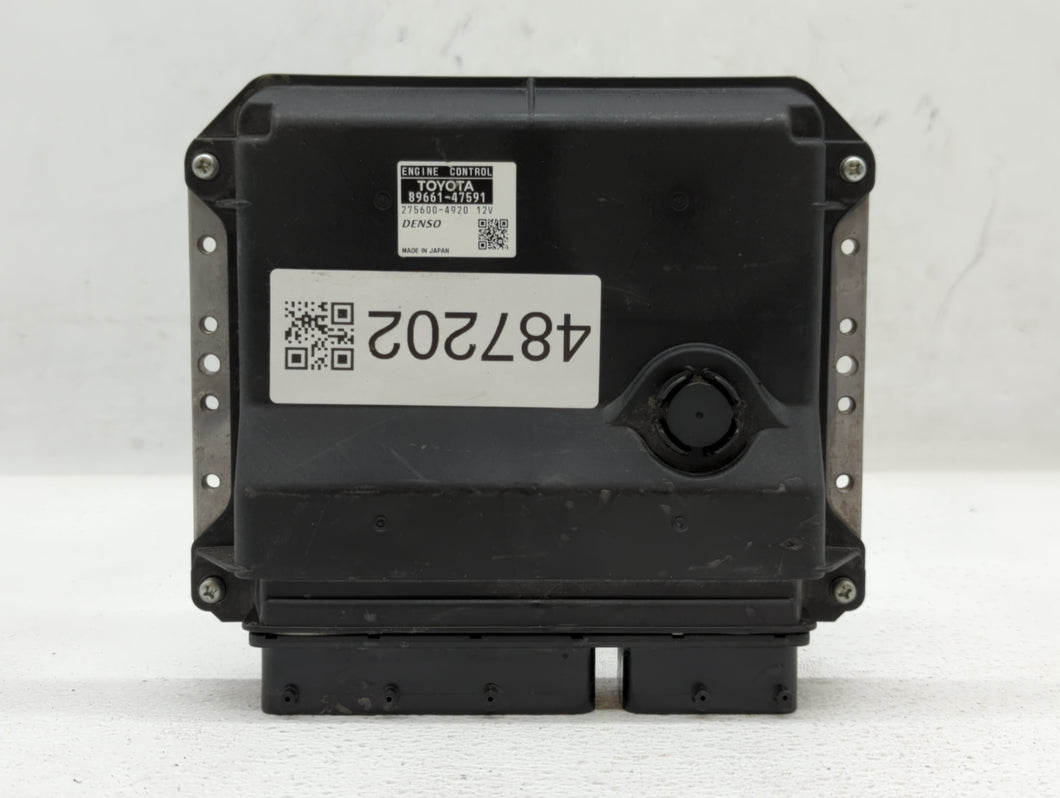 2015 Toyota Prius PCM Engine Control Computer ECU ECM PCU OEM P/N:89661-47590 89661-47591 Fits OEM Used Auto Parts