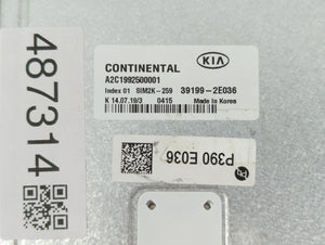 2019-2021 Kia Forte PCM Engine Control Computer ECU ECM PCU OEM P/N:39199-2E036 Fits Fits 2019 2020 2021 OEM Used Auto Parts